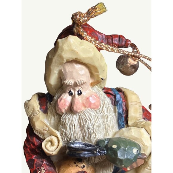 Boyds Carvers Choice Santa Ornament The Final Inspection  Limited Edition - Picture 2 of 13